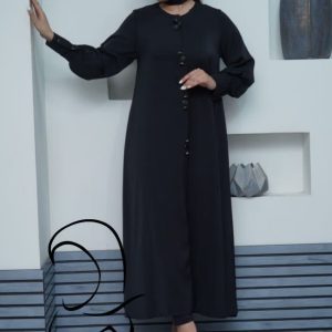 مانتو عبایی مدل جلو باز