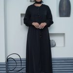 مانتو عبایی مدل جلو باز (3)