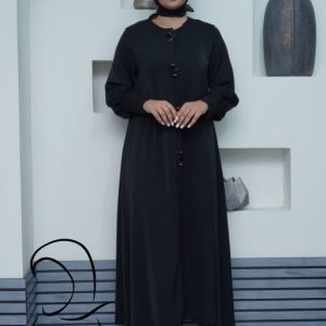 مانتو عبایی مدل جلو باز (3)