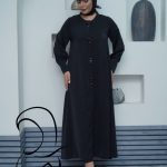 مانتو عبایی مدل جلو باز (5)