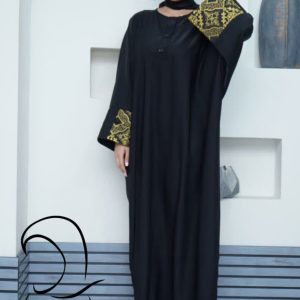 مانتو عبایی مدل خلیجی (2)