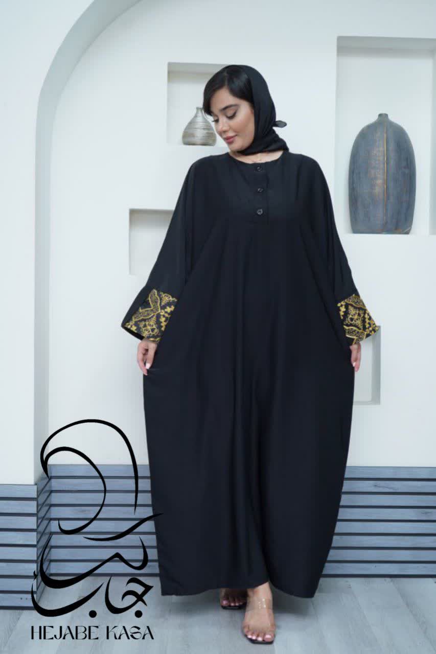 مانتو عبایی مدل خلیجی (3)