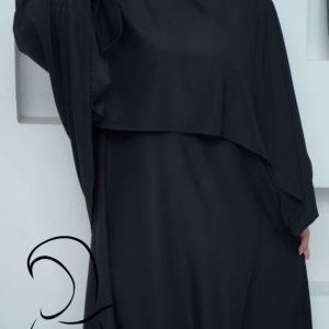 مانتو عبایی مدل شنلی (2)