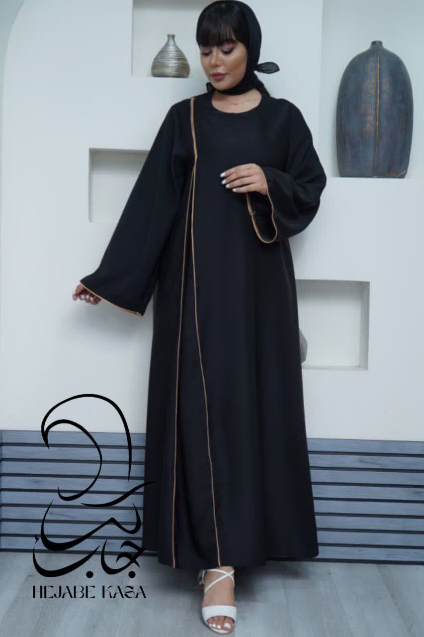 مانتو عبایی مدل متینا (2)